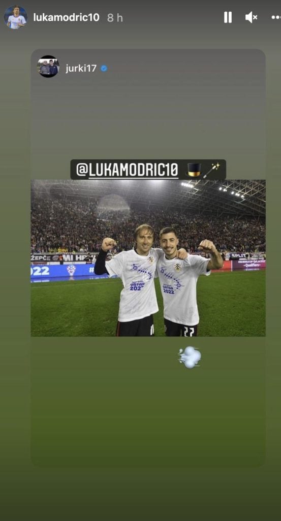 Luka Modric's Instagram