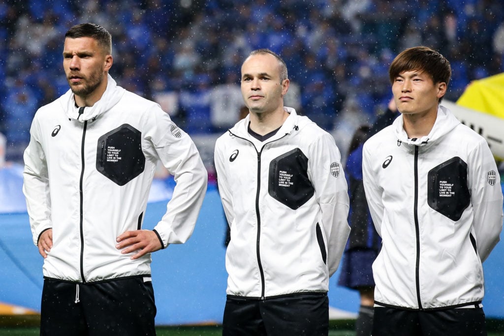 Iniesta was good pals with Kyogo in Japan