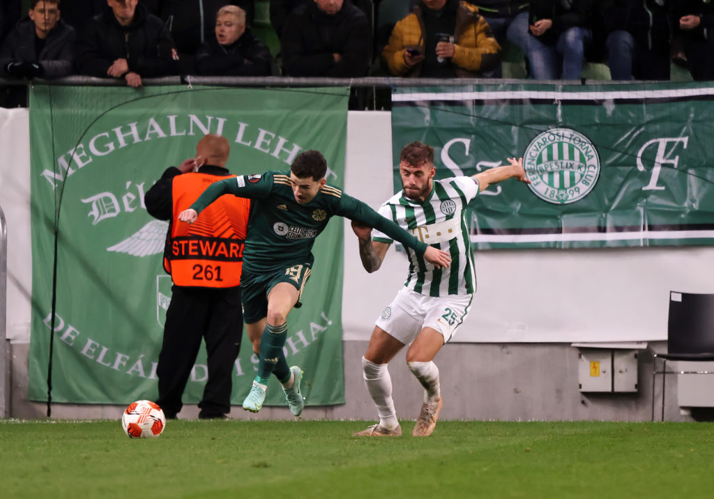 Mikey Johnston in action for Celtic