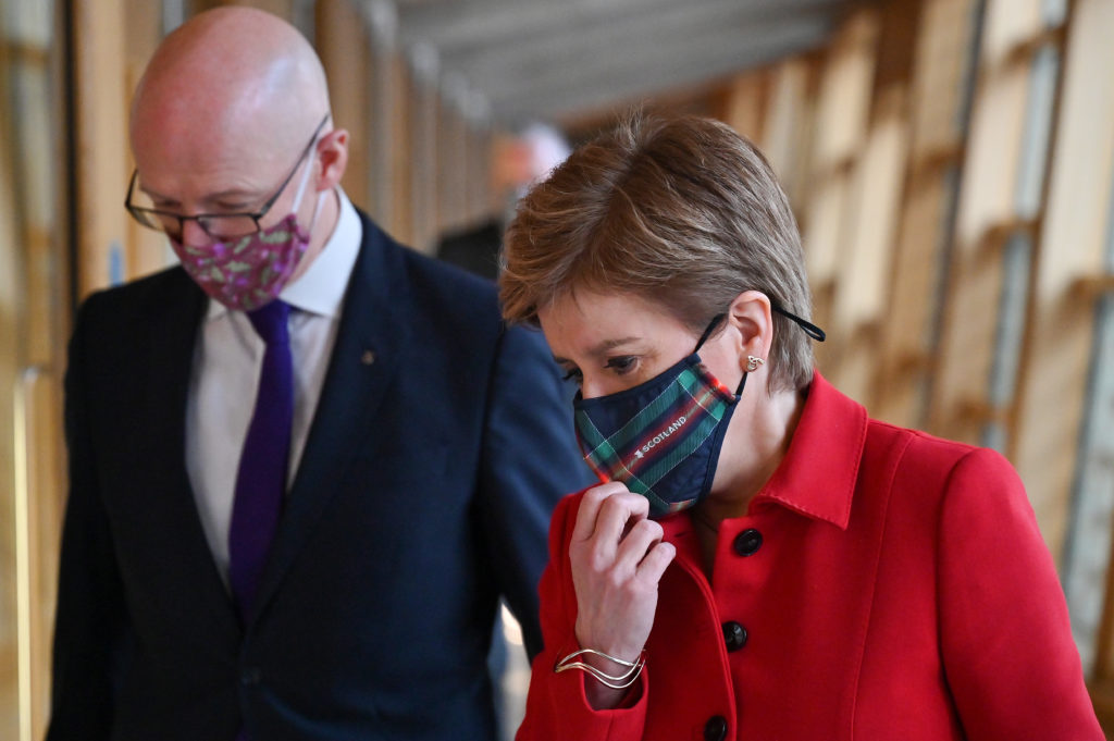 Scotland's First Minister Updates The Nation On The Omicron Covid Variant