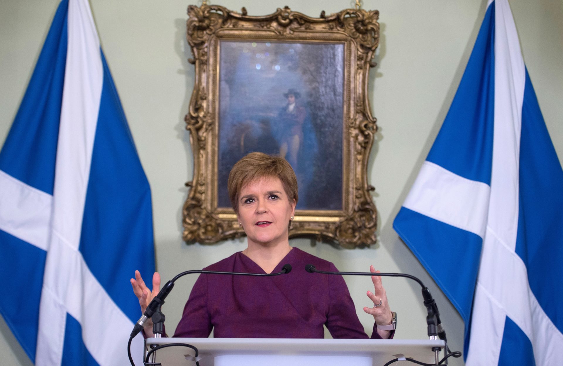 Scottish First Minister Nicola Sturgeon Outlines Next Steps For Scotland's Future