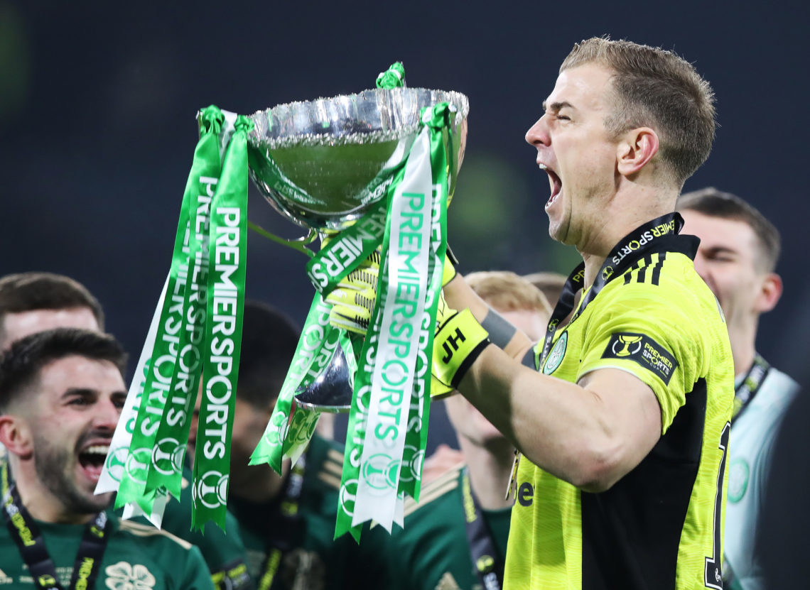 Joe Hart looks raring to go for Celtic after missing two games in late 2021