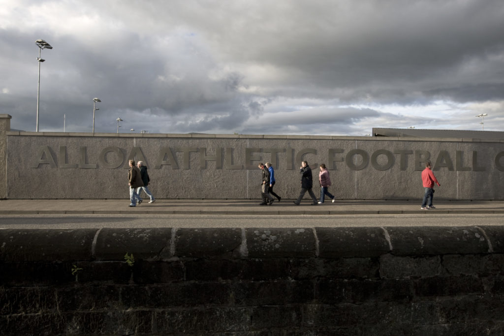 UK - Alloa - Scottish Football Match