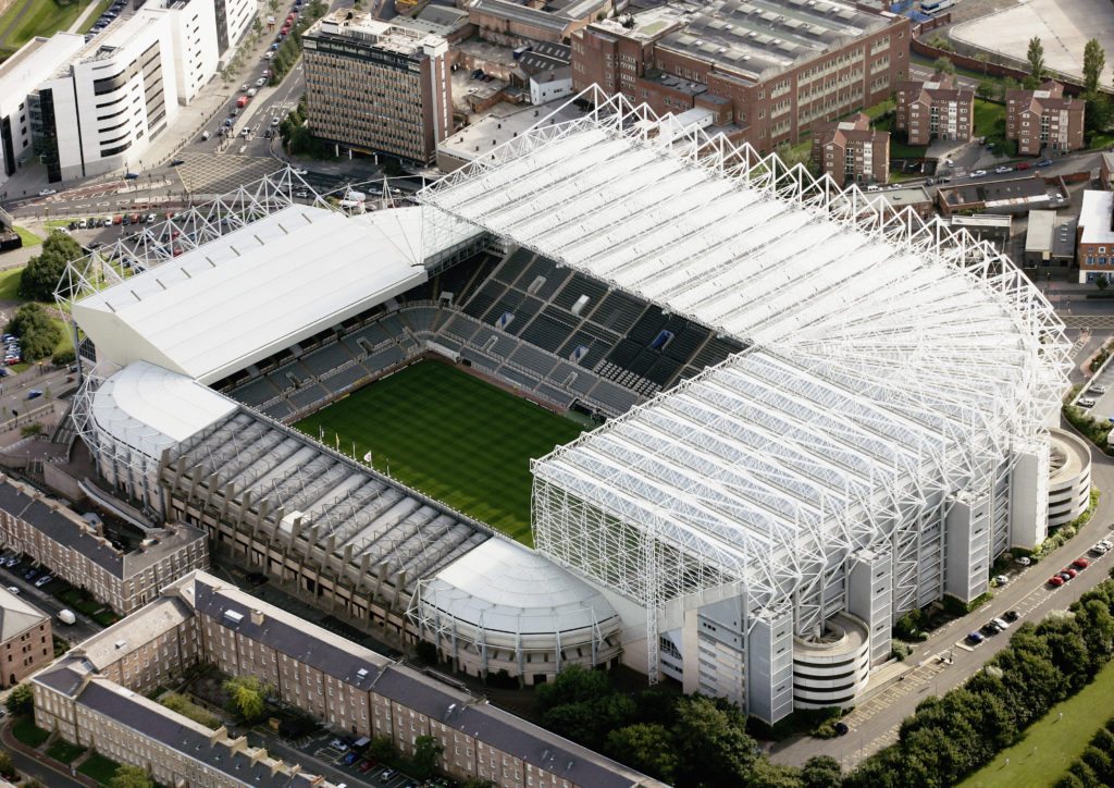 Newcastle United's St James Park: An Aerial View