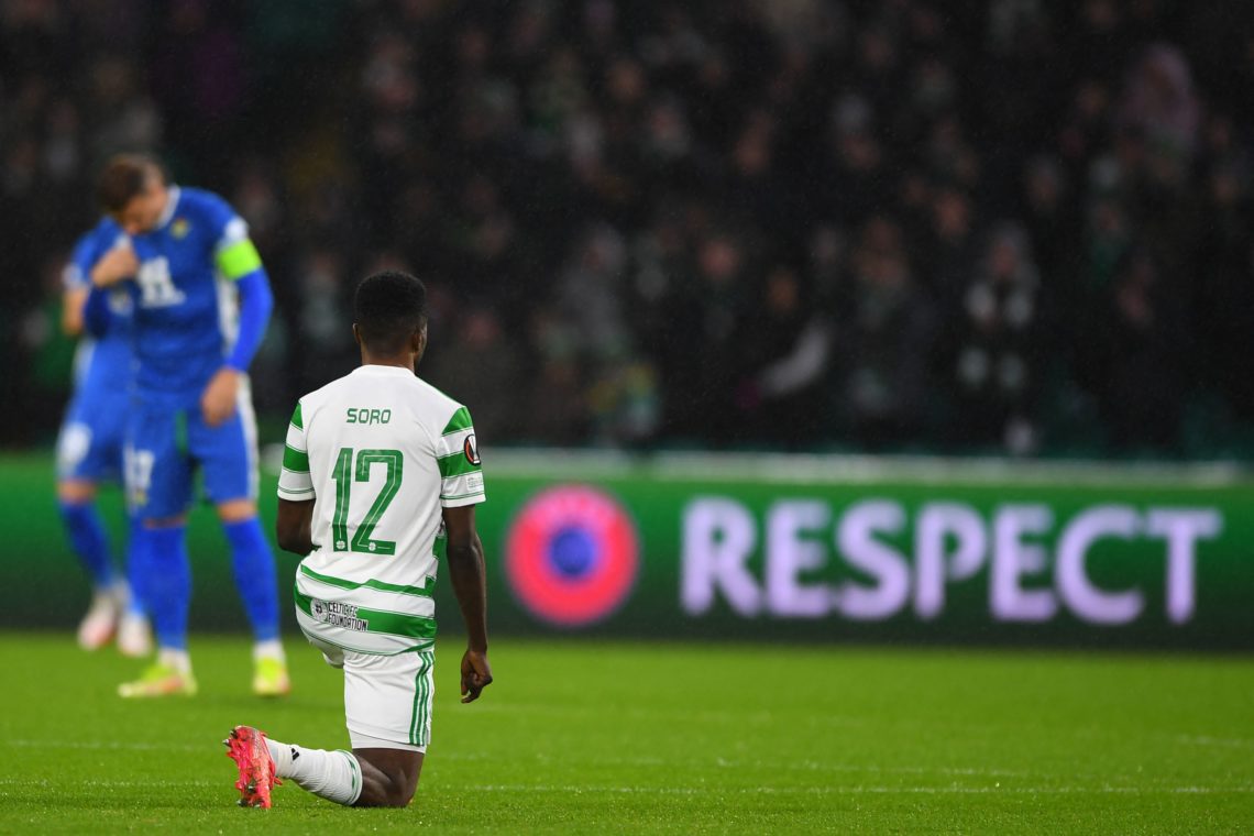 £2m Ismaila Soro has now missed last 14 Celtic squads after failed January move