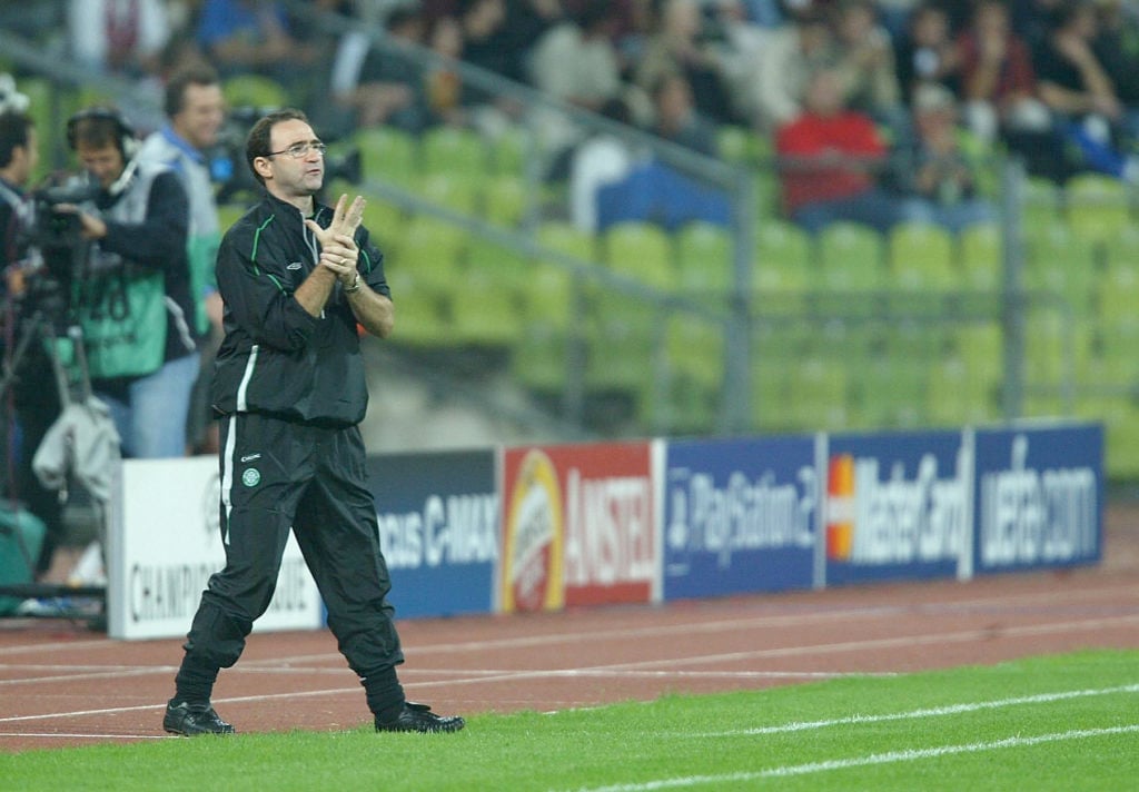 Manager Martin O'neill of Celtic