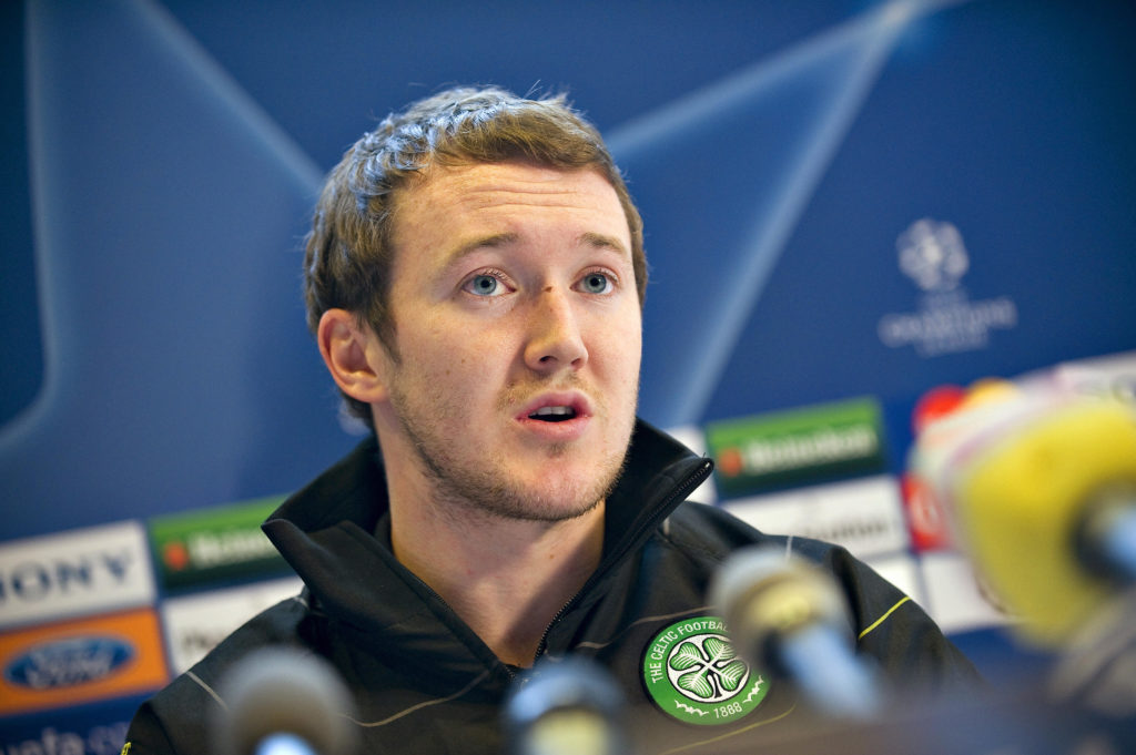 Celtic Glasgow striker Aiden McGeady spe