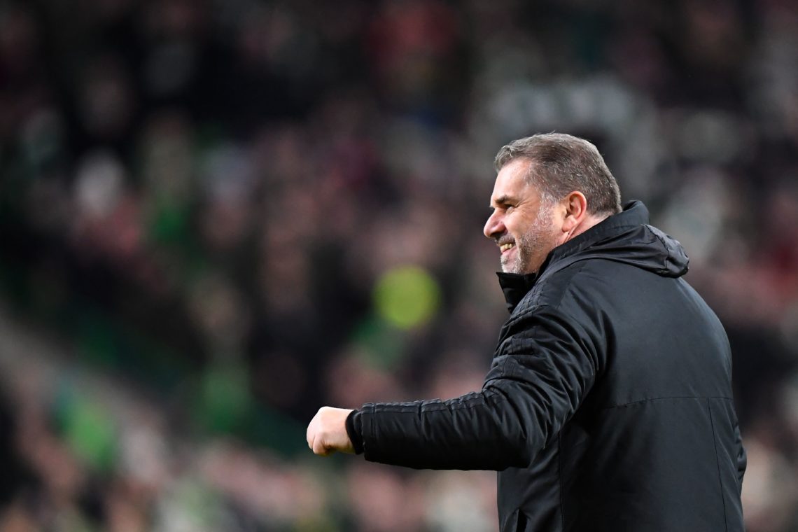 Celtic boss Ange Postecoglou has just shown his class again; the men in the photo
