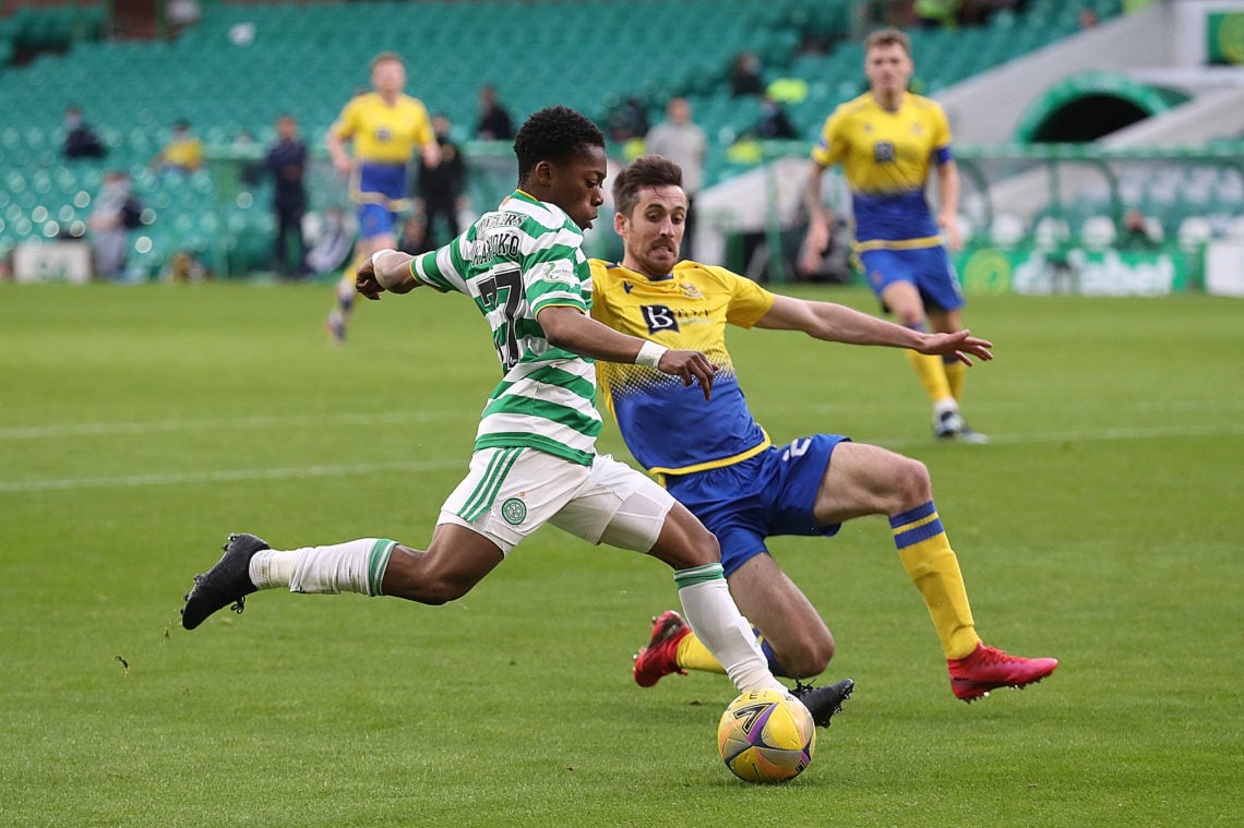 "Right up there"; Celtic and England youngster compares Dembele to Bundesliga stars