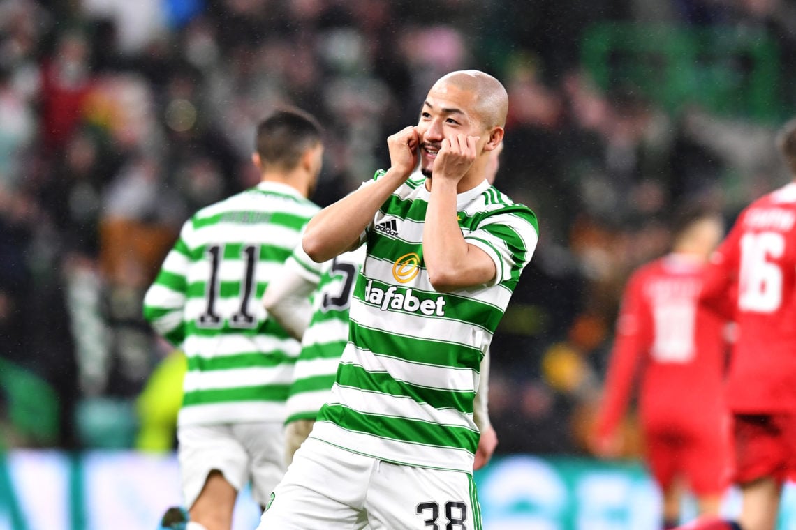 The touching meaning behind Daizen Maeda's Celtic goal celebration