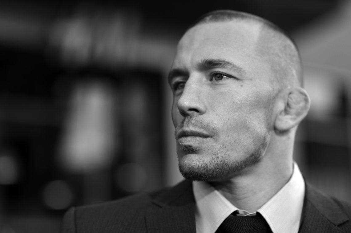 Multi-title winning UFC great Georges St-Pierre snapped with Celtic flag