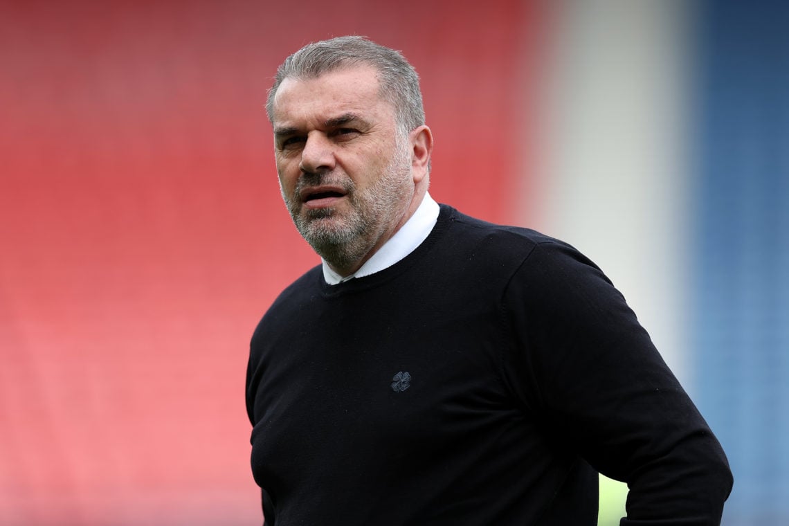 Ange Postecoglou reacts to a deeply disappointing day for Celtic