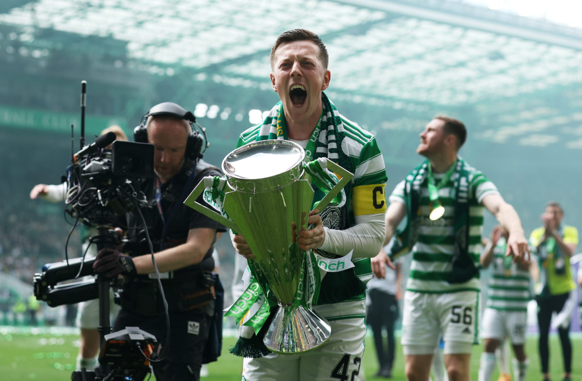 Behind the scenes Celtic footage captures brilliant Callum McGregor moment