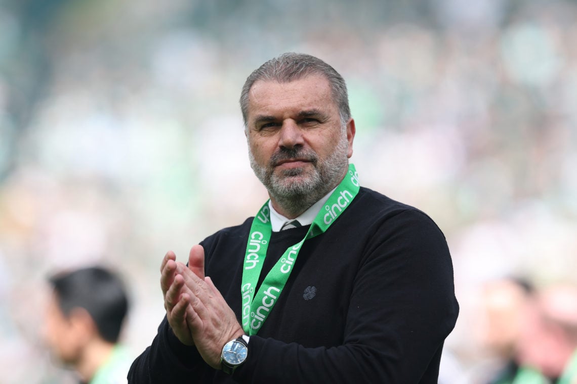 Ange addresses "inflatable kangaroos and cork hats" inside Celtic Park yesterday