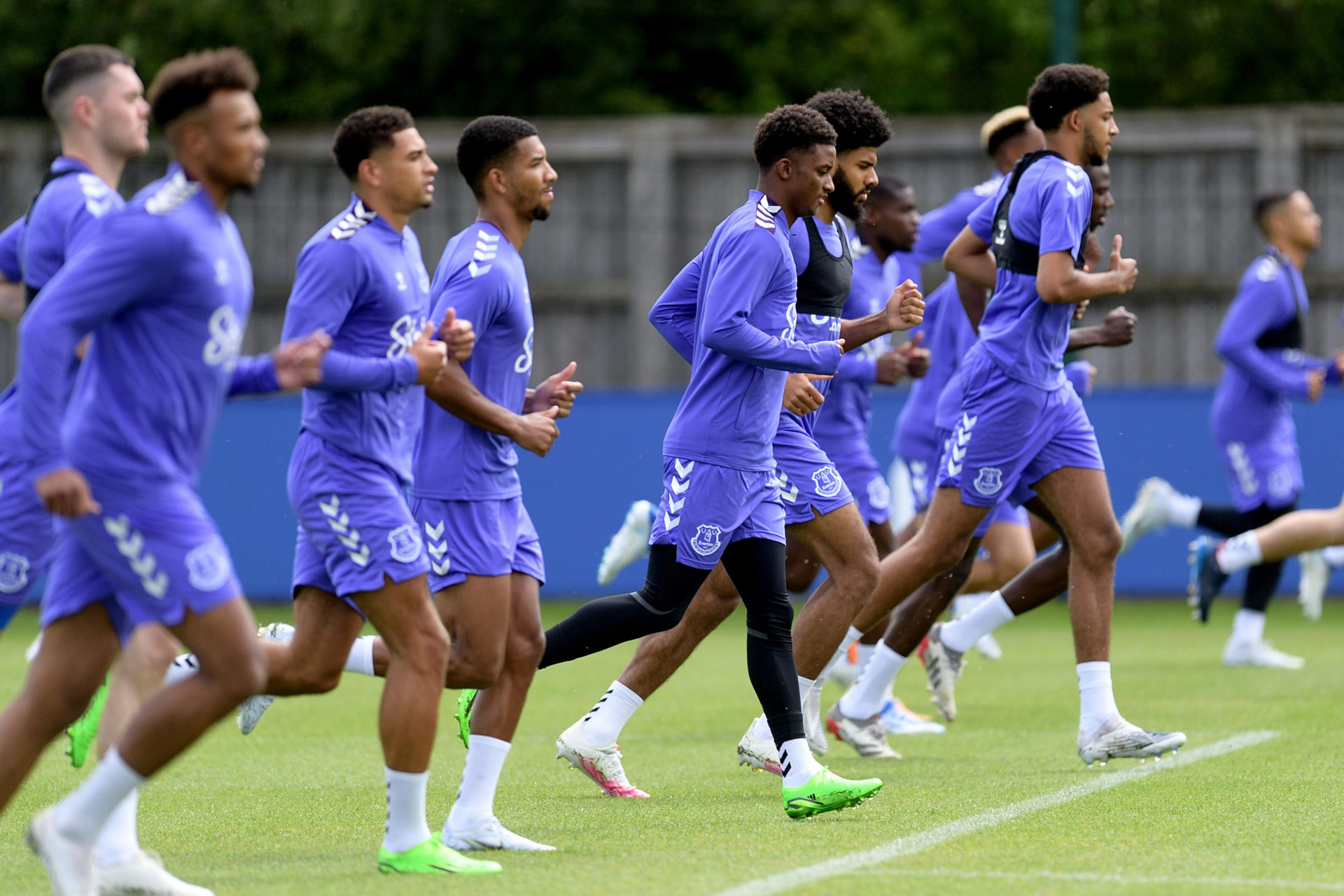 Everton Pe-Season Training Session