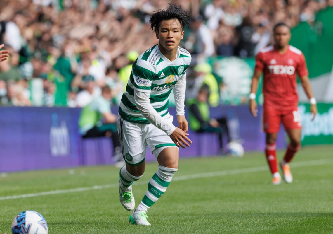 Reo Hatate looks ready to start for Celtic again