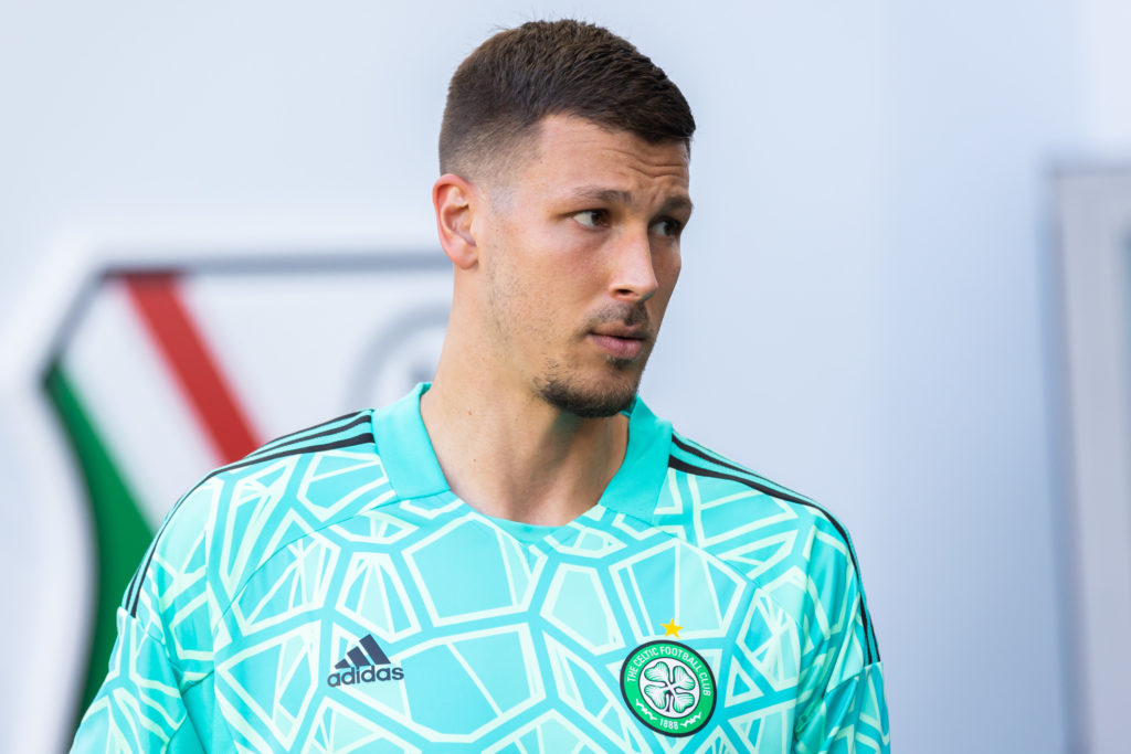 Benjamin Siegrist of Celtic FC seen during the friendly