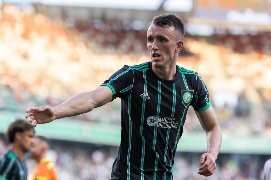 David Turnbull of Celtic FC seen in action during the