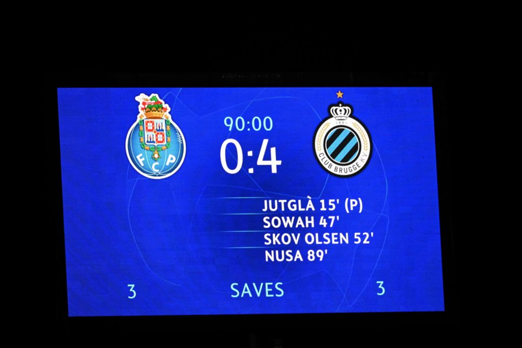 Porto v Club Brugge - Champions League