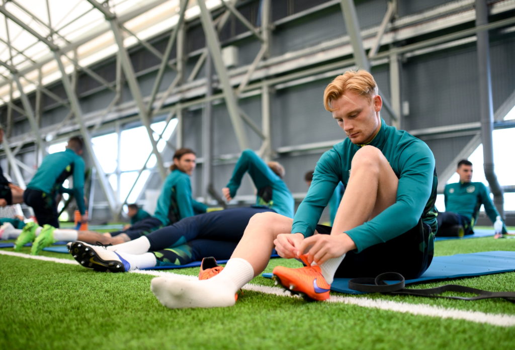 Republic of Ireland Training Session and Press Conference