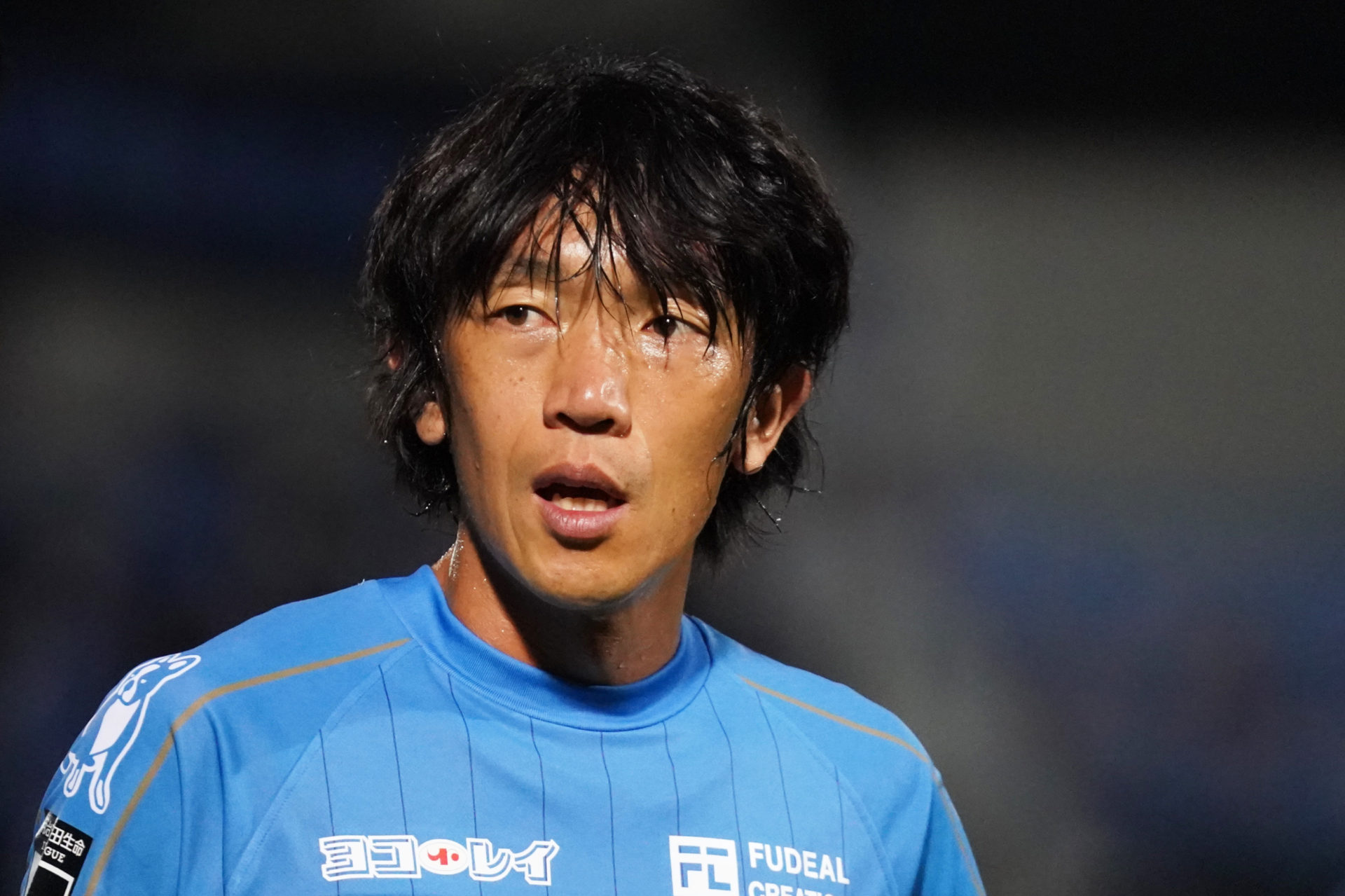 Nakamura playing for Yokohama FC
