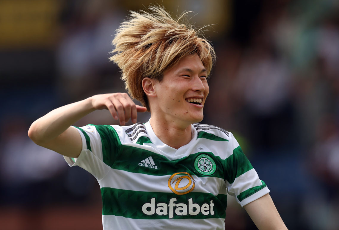 Kyogo Furuhashi sends Saturday night Instagram message to Celtic support