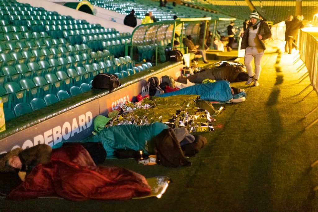 Celtic Sleep Out, Glasgow 2023 - JustGiving
