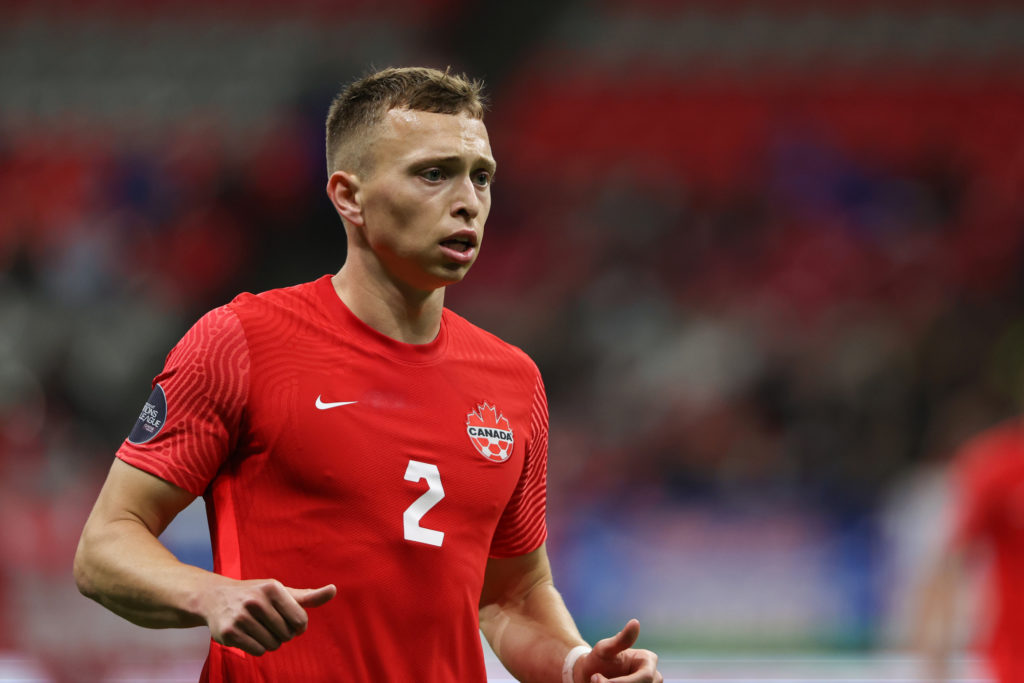 Johnston in action for Canada