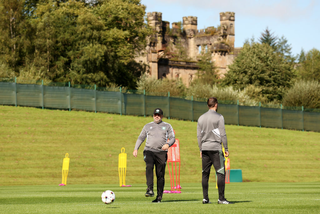 Celtic FC Training Session And Press Conference