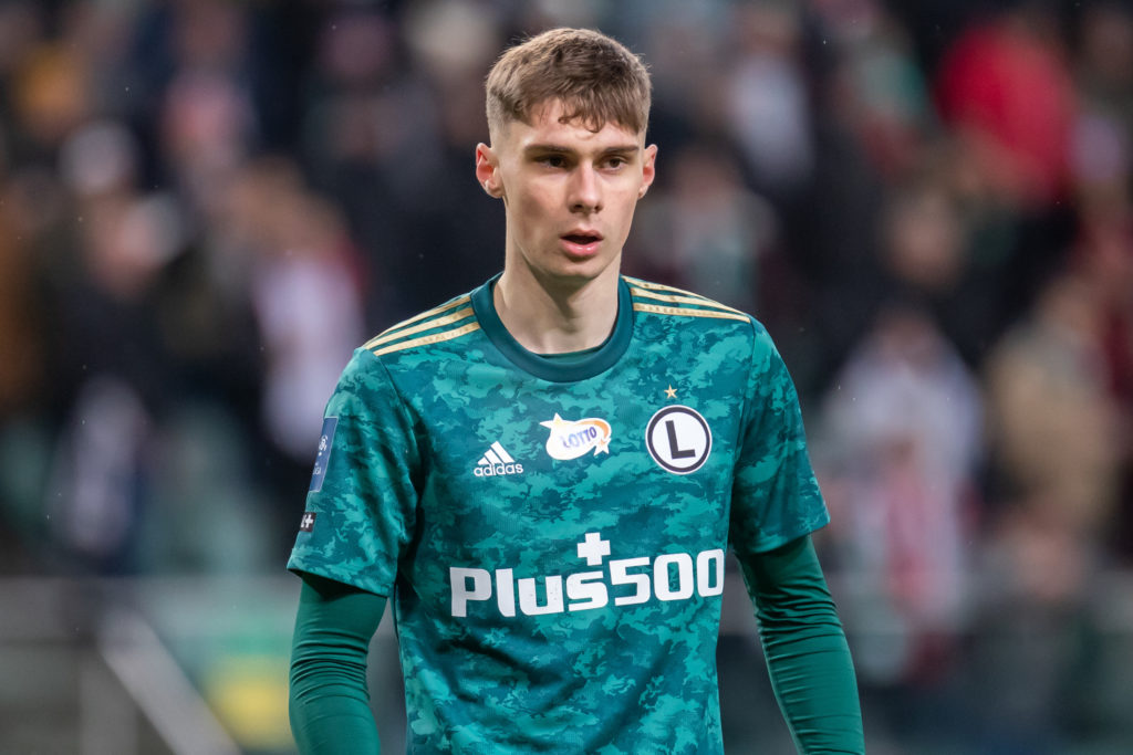 Szymon Wlodarczyk of Legia in action during the Polish PKO