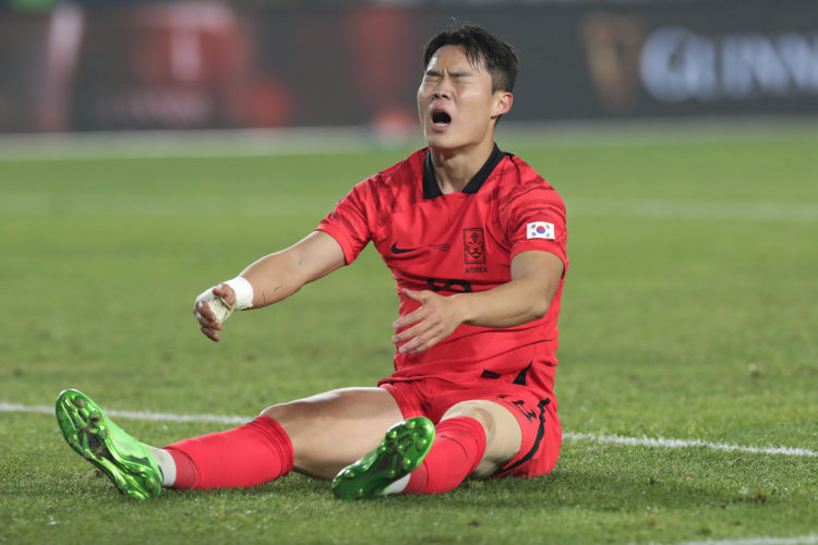 New Celtic signing Hyeongyu Oh in action for South Korea