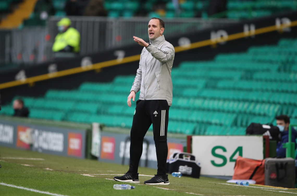 Celtic coach John Kennedy impressed with 'blossoming' Bhoys combination