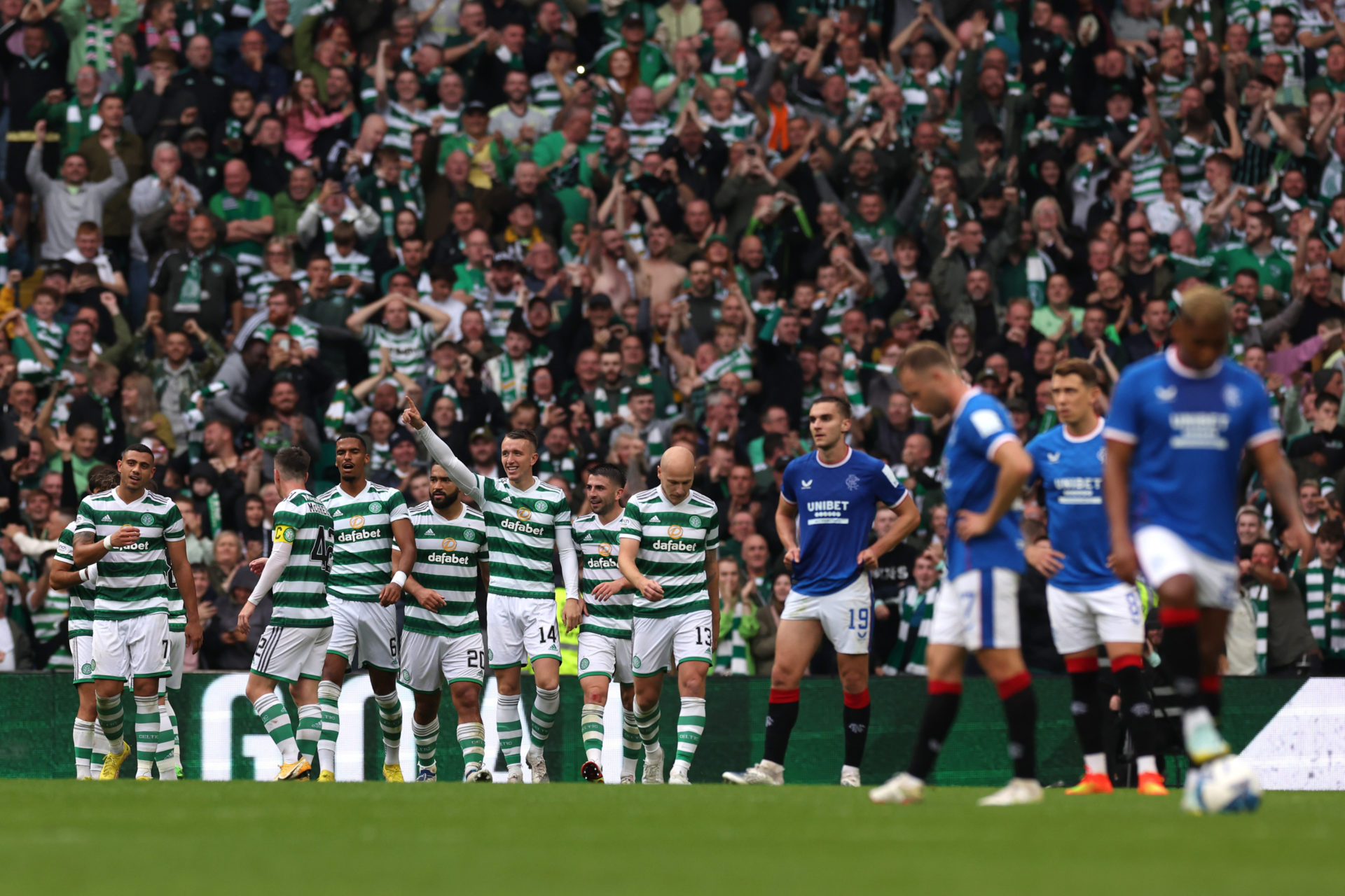 Celtic thumped Rangers 4-0 in September