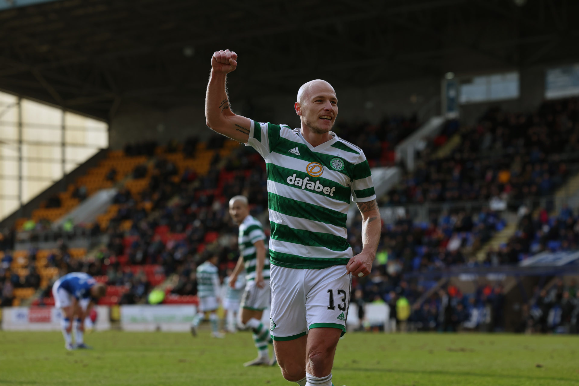 Celtic FC ace Aaron Mooy in Scottish Premiership