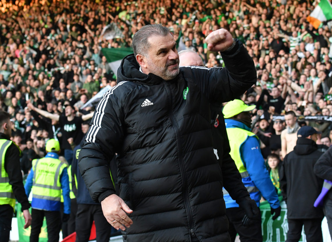 Ange Postecoglou's pitch-perfect response to Celtic treble question after sinking rivals