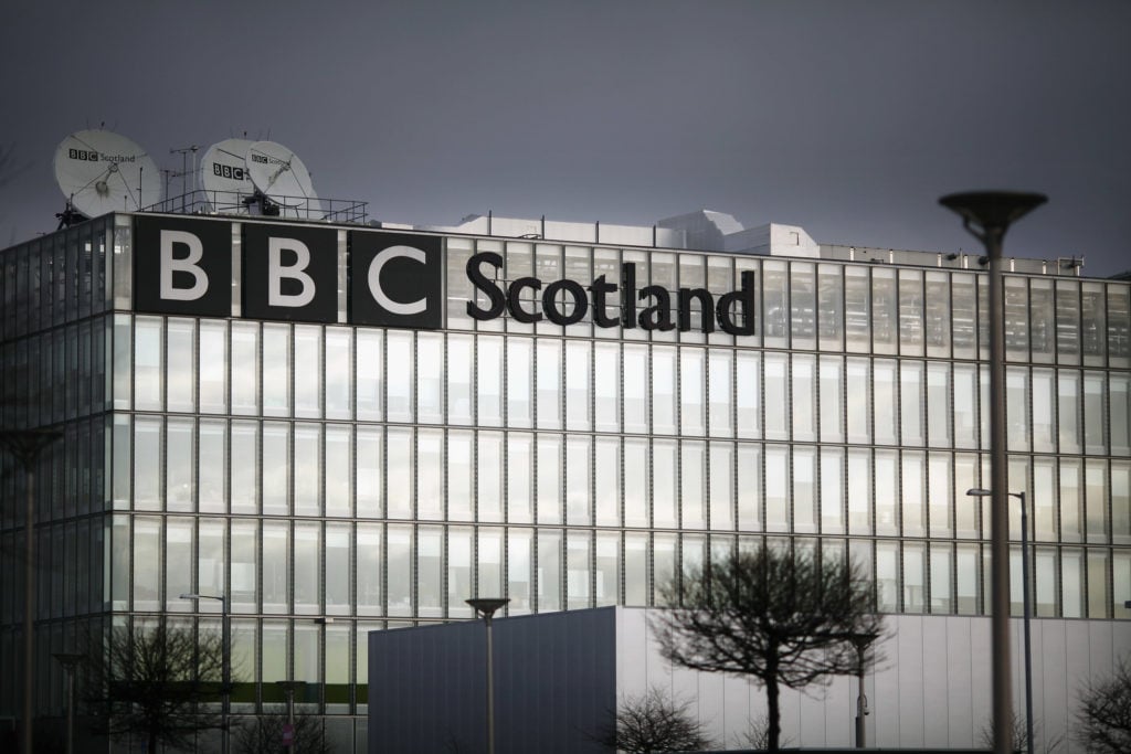 An overview of BBC Scotland's headquarters.
