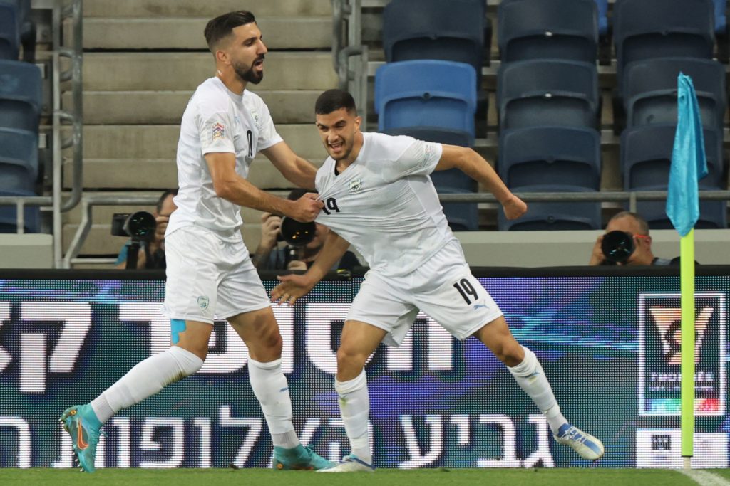 Abada in action for Israel in 2022