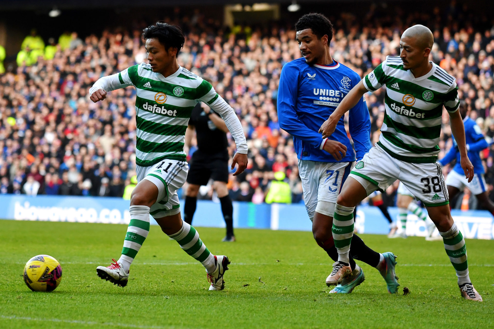 Celtic have won two of their three games against Rangers this season