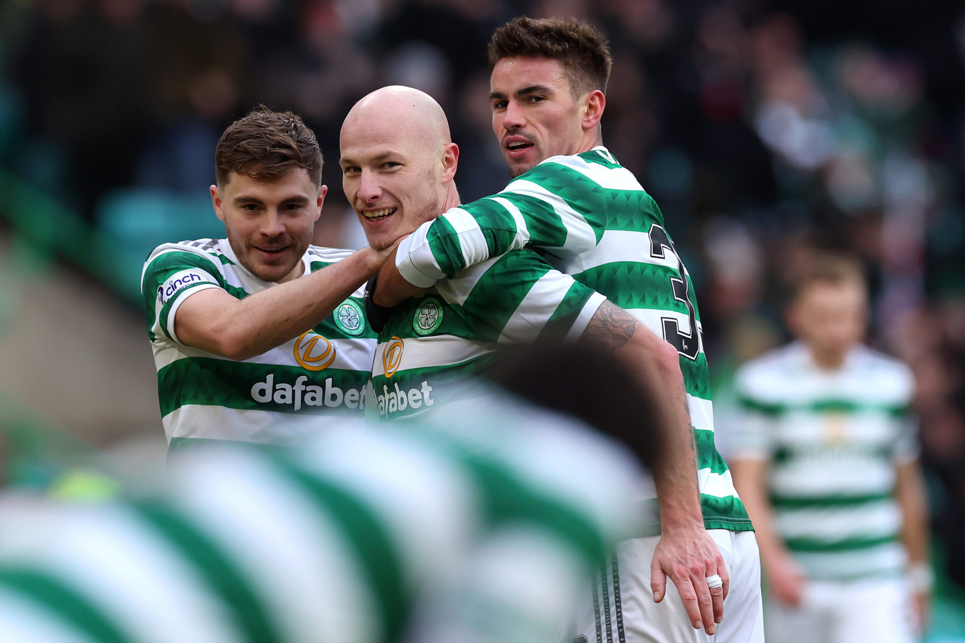 Aaron Mooy is congratulated after netting a recent goal