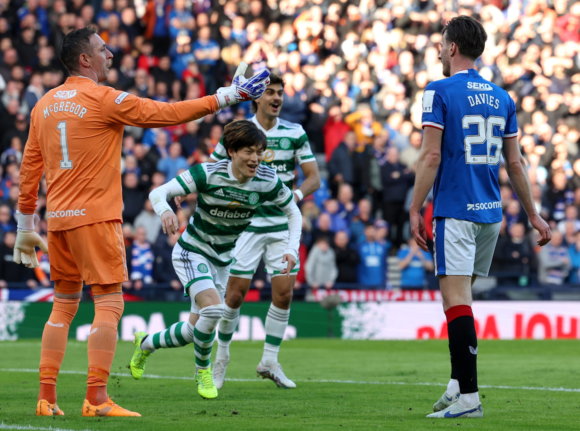 Celtic are unbeaten against Rangers so far this season