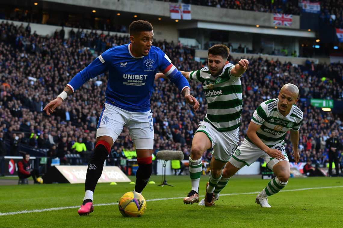 Greg Taylor's classy response to Ibrox pre-match bluster; Celtic boss will be proud
