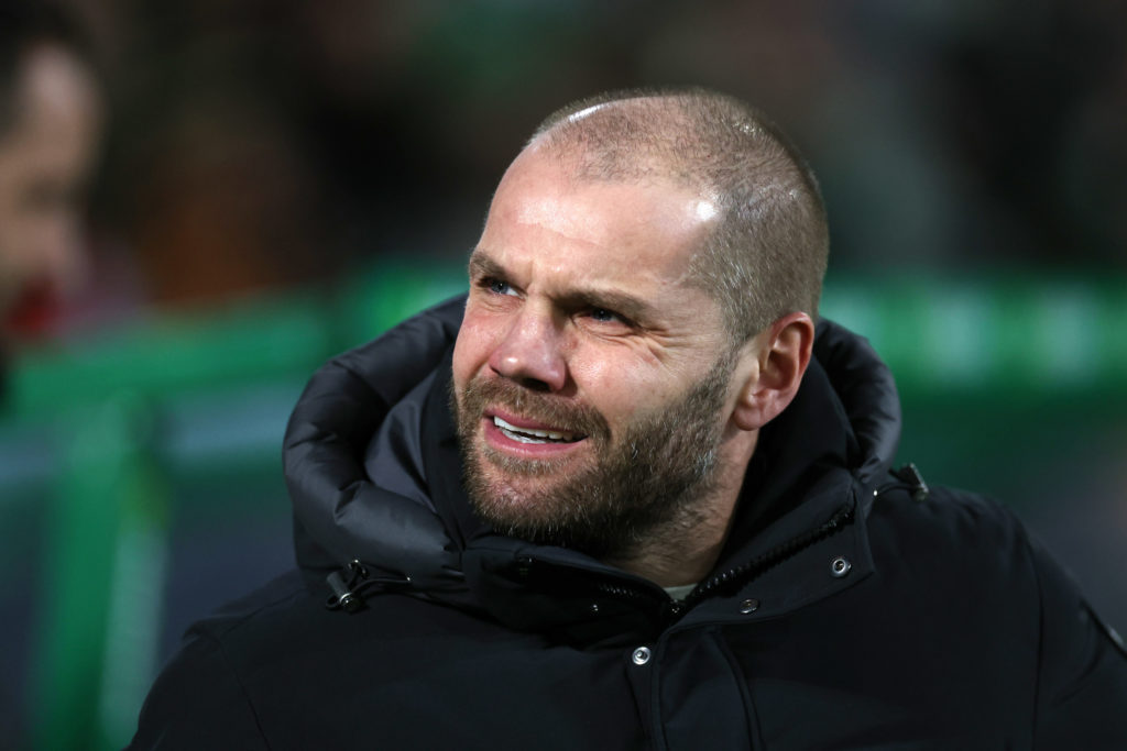 Hearts boss Robbie Neilson during the defeat to Celtic