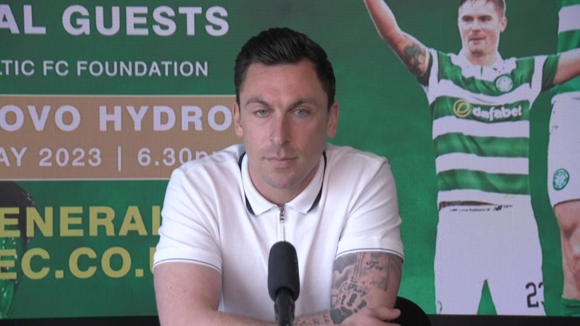 Celtic legend Scott Brown spoke to fan media on Tuesday