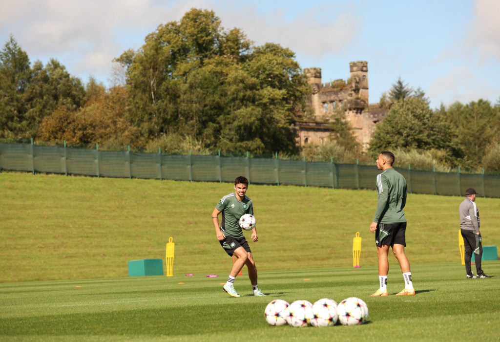Celtic FC Training Session And Press Conference