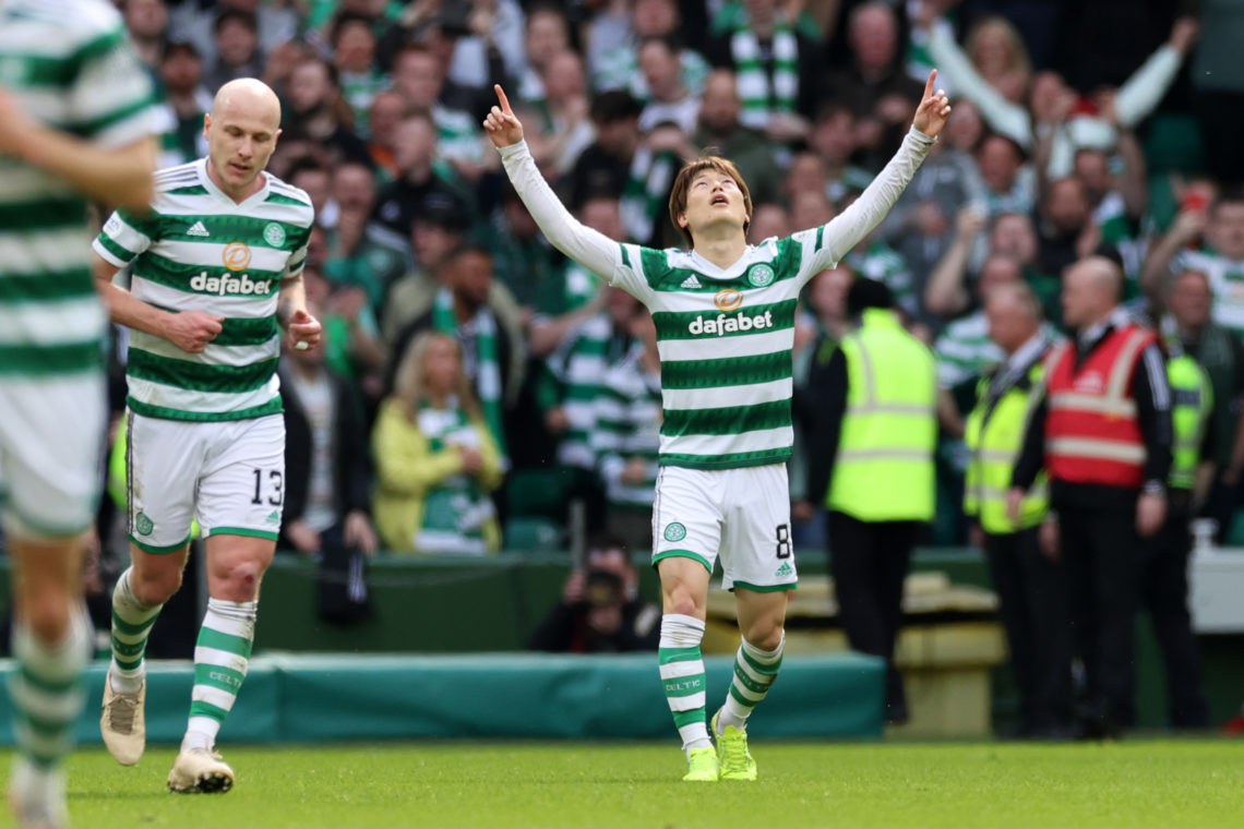 Celtic star Kyogo receives recognition for Glasgow Derby double