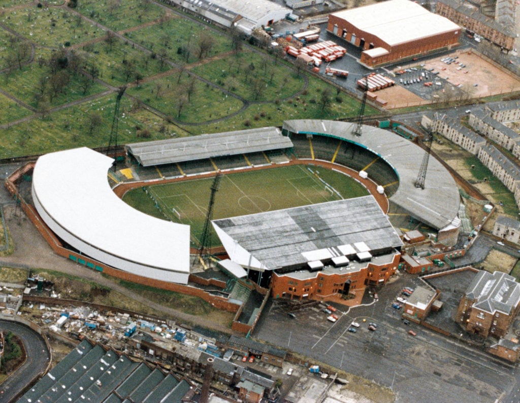 Aerial View of Celtic Park Stadium,Glasgow,1993