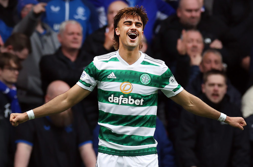 Jota during Rangers v Celtic: Scottish Cup Semi Final
