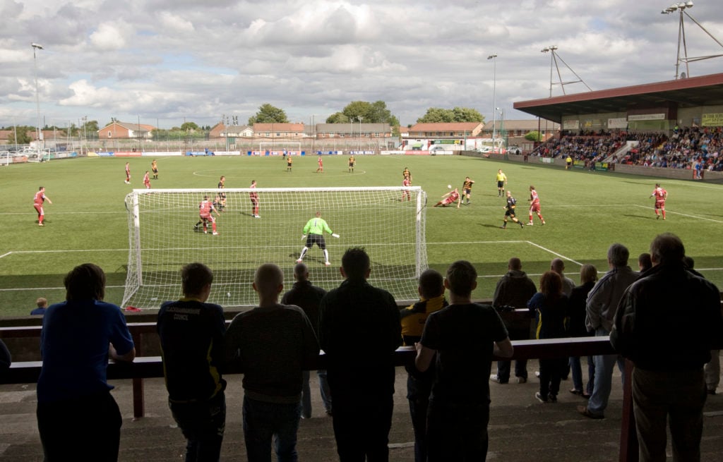 UK - Larbert - Scottish Football Match