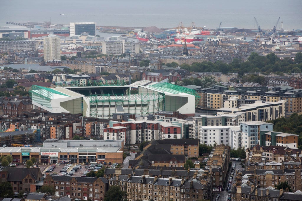 UK - Edinburgh - Hibernian Versus Alloa Athletic Football Match