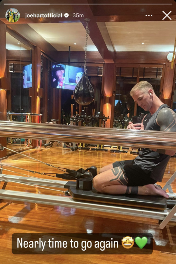 Joe Hart on Instagram
